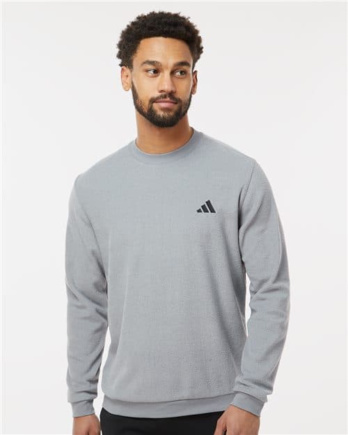 Adidas Men's Terry Loop Crewneck Sweatshirt