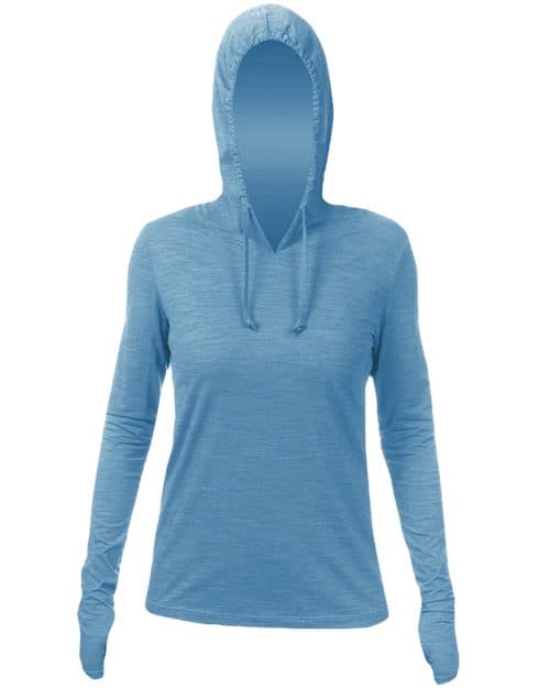 ANETIK Women's Breeze Tech Hooded Long Sleeve T-Shirt