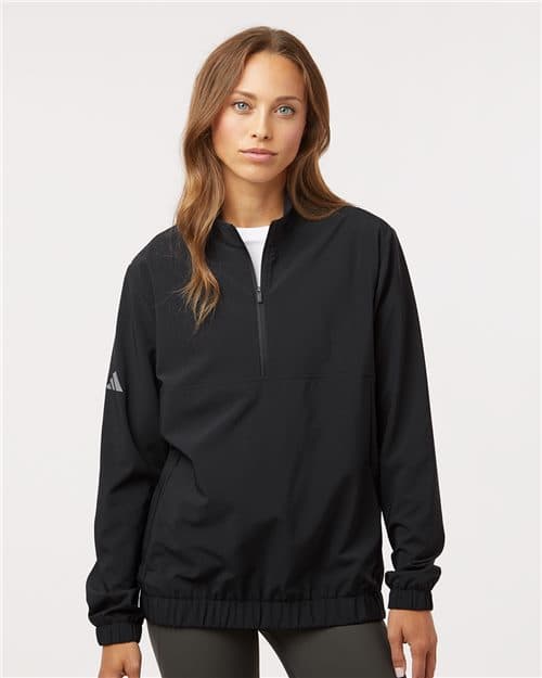Adidas Women's Stretch Woven Half-Zip Pullover
