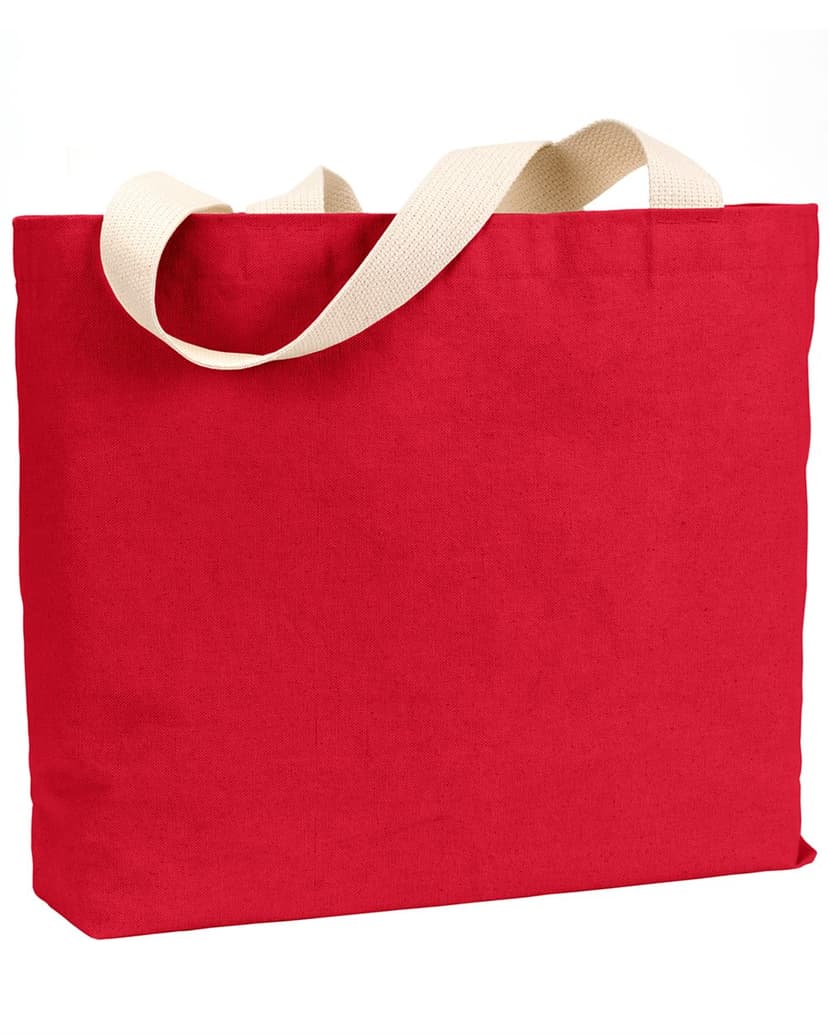 Bayside USA-Made Canvas Jumbo Tote Bag