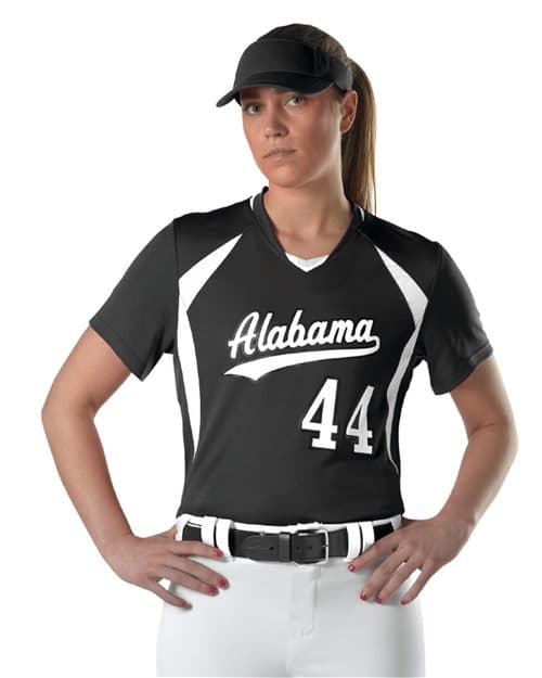 Alleson Athletic Girls' Short Sleeve Fastpitch Jersey