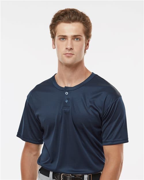 Alleson Athletic Men's B-Core Placket Jersey