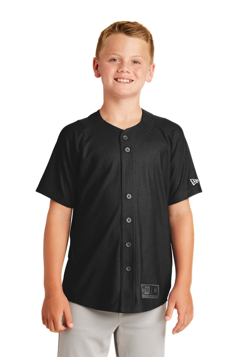 New Era Youth Diamond Era Full-Button Jersey