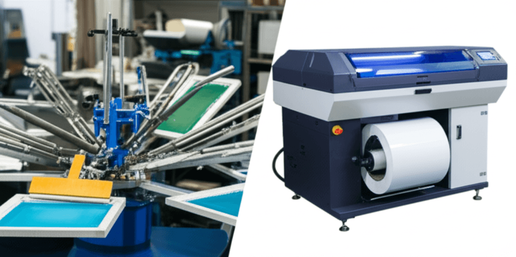 Screen Printing vs DTF: Differences and When to Use Each