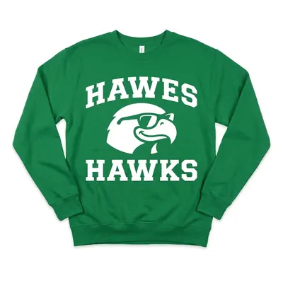 Hawes Hawks #01 kelly green crewneck